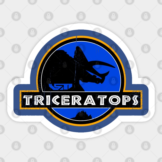 Triceratops! Sticker by nickbeta